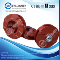 High head centrifugal slurry pump and pump components